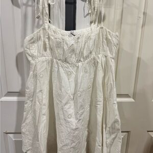 White Eyelet Sundress